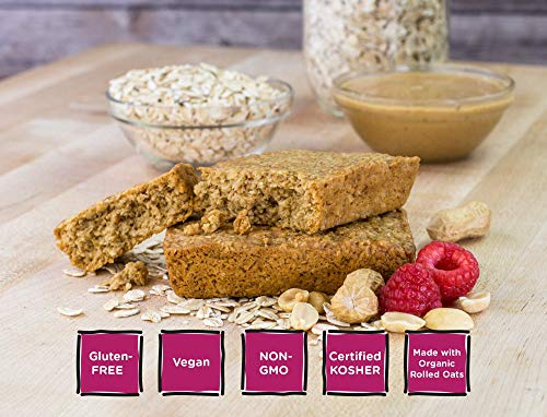 Bobo's Oat Bars (Peanut Butter and Jelly, 12 Pack of 3 oz Bars) Gluten Free Whole Grain Rolled Oat Bars - Great Tasting Vegan On-The-Go Snack, Made in the USA