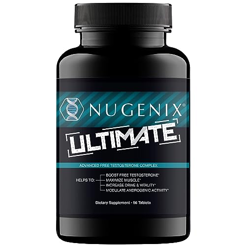Nugenix Ultimate Free Testosterone Booster Supplement for Men - 56 Count