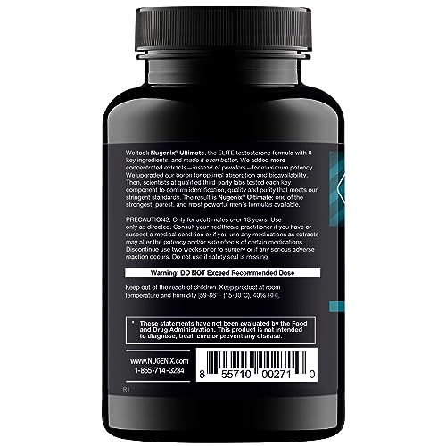 Nugenix Ultimate Free Testosterone Booster Supplement for Men - 56 Count