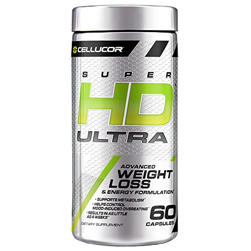 Cellucor SuperHD Thermogenic Fat Burners for Men & Women, Weight Loss Fat Burner Supplement with Nootropic Focus + Energy, G3, Capsules