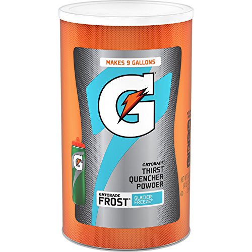 Gatorade Endurance Formula Powder, Watermelon, 32 Ounce & Thirst Quencher Powder, Frost Glacier Freeze, 76.5 Ounce, Pack of 1