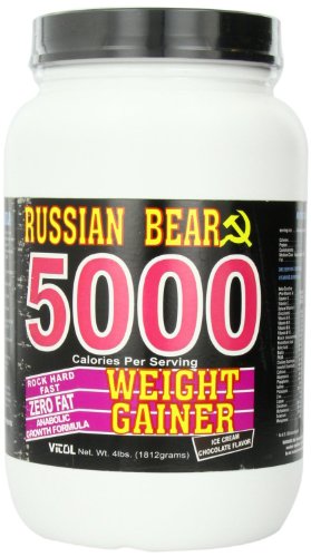 Vitol Russian Bear 5000, Ice Cream Vanilla 4lb Bottle