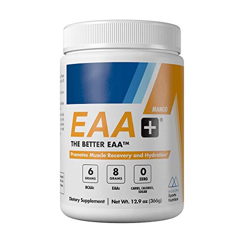 Modern's EAA+ | Essential Amino Acid Powder | Post Workout Muscle Recovery & Hydration Drink | 8g EAAs, 6g BCAAs, Sugar Free, for Men & Women | 30 Servings