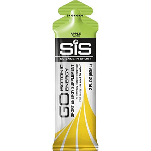 Science in Sport Isotonic Energy Gels, 22g Fast Acting Carbohydrates, Performance & Endurance Sport Nutrition for Athletes, Energy Gels for Running, Cycling, Triathlon, Apple - 2 oz - 30 Pack