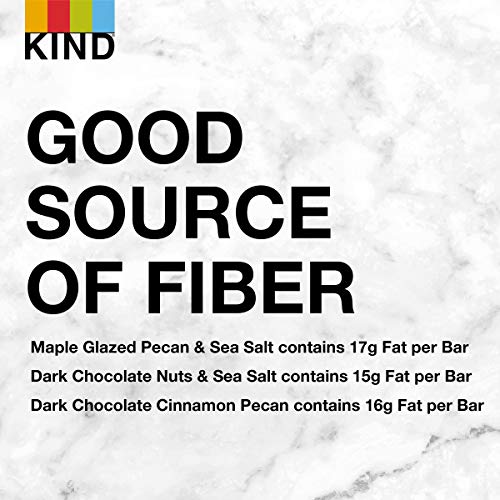 KIND Bars, Nuts and Spices Variety Pack, Gluten Free, Low Glycemic Index, 1.4 Ounce Bars, 12 Count