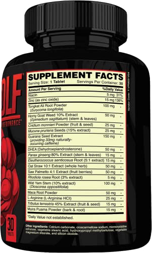 Osyris Nutrition Lab Ultimate Test Boost - Red Wolf - Bull Blood T Booster for Men - Enlargement Supplement - Supports Men’s High Potency Endurance, Drive, & Strength
