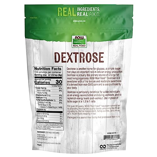 NOW Foods Dextrose, Pure & Natural Energy Source 32oz
