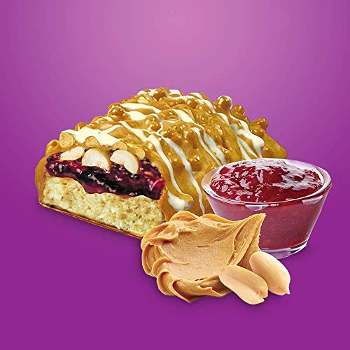 FITCRUNCH Snack Size Protein Bars, Designed by Robert Irvine, World’s Only 6-Layer Baked Bar, Just 3g of Sugar & Soft Cake Core (9 Snack Size Bars, Peanut Butter & Jelly)