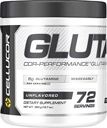 Cellucor Glutamine Powder, Post Workout Recovery Supplement, Cor-Performance Series, Unflavored, 72 Servings, 12.69 Oz
