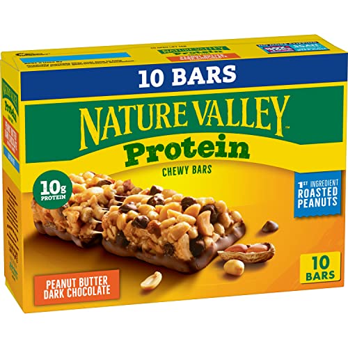 Nature Valley Protein Granola Bars, Peanut Butter Dark Chocolate, 10 ct
