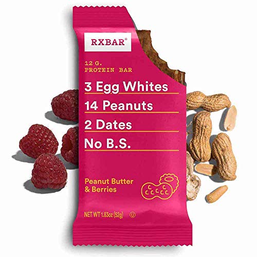 RXBAR, Chocolate Chip, Protein Bar, 1.83 Ounce (Pack of 24) Breakfast Bar, High Protein Snack