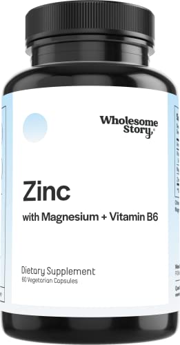 3-in-1 Zinc Picolinate Magnesium Glycinate Supplements with Vitamin B6 | Magnesium and Zinc Vitamin | Reproductive & Fertility Health, Hormone Balance, Immune System Support | 60 Vegetarian Capsules