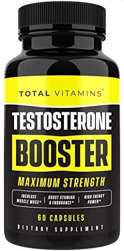 Natural Testosterone Booster for Men - Male Enhancing Supplement Test Booster Pills with Tongkat Ali & Horny Goat Weed - Enhance Muscle Growth, Stamina, Energy, Endurance, Strength, and Size (2 Pack)