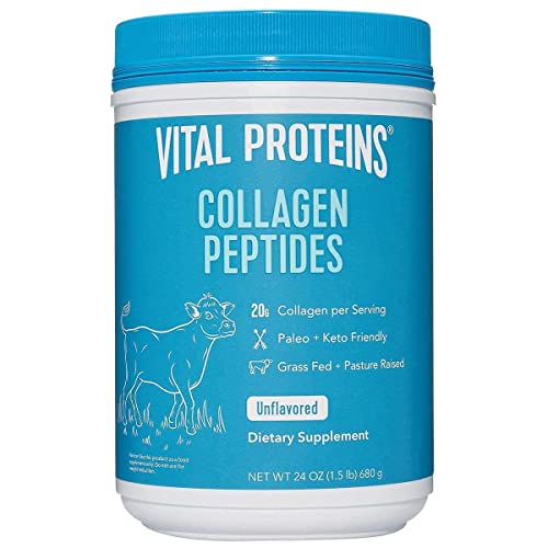 Vital Proteins Collagen Peptides Unflavored Dietary Supplement,Liquid (Net Wt 24 Oz),