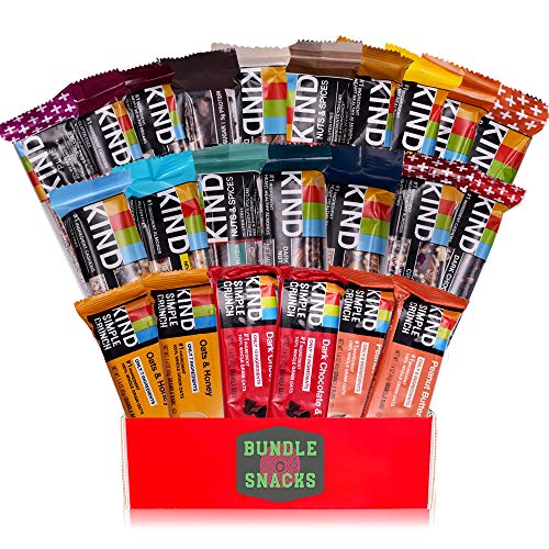 KIND Bar Snacks Care Pack| Healthy Snack Box of Assorted Kind Bars 23-Count | Bulk Kind Bar Variety | Nuts, Peanuts, Almonds, Fruits, Nut Mega Bundle For Breakfast, College, Work