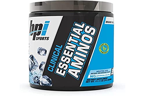 BPI Sports Clinical Essential Aminos – Keto Friendly – Essential Amino Acids (EAAs) – Recovery, Muscle Growth, Hydration – Sour Candy – 30 Servings – 6.35 oz.