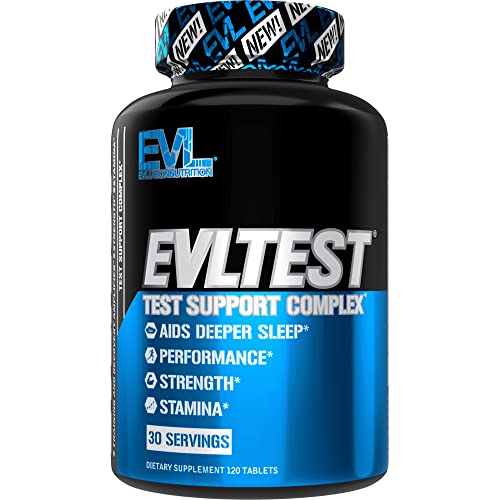 EVL Complete Testosterone Booster for Men - Post Workout Recovery Testosterone Supplement for Men with DIM Plus D Aspartic Acid and Tribulus - EVLTest Estrogen Blocker for Men Post Workout Supplement