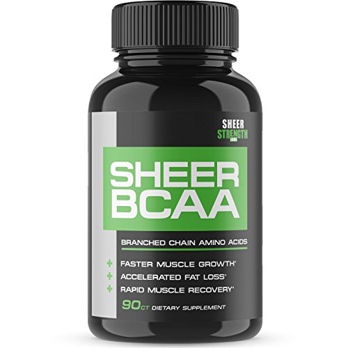 BCAA Amino Acids Supplement - No Filler Branched Chain Amino Acids - Leucine Capsules, Valine, Isoleucine for Faster Workout Recovery and Muscle Growth for Men & Women - Made in USA - 90 BCAA Capsules