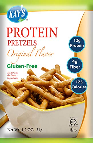Kay's Naturals Protein Pretzel Sticks, Jalapeno Honey Mustard, Gluten-Free, Low Carbs, Low Fat, All Natural Flavorings