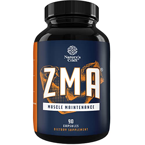 Post Workout Recovery ZMA Supplement - ZMA Supplements for Men and Womens Muscle Recovery with Zinc Magnesium Vitamin B6 5HTP and BioPerine for Enhanced Absorption - Muscle Growth Mineral Complex