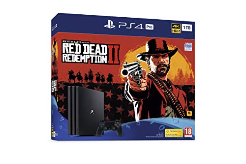 PS4 Pro Console with Red Dead Redemption 2