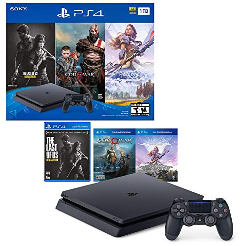 PS4 Slim 1TB Console - Exclusive PlayStation Bundle