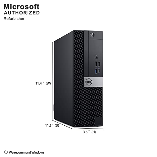 Dell Optiplex 7050 SFF Desktop PC Intel i7-7700 4-Cores 3.60GHz 32GB DDR4 1TB SSD WiFi BT HDMI Duel Monitor Support Windows 10 Pro Excellent Condition(Renewed)