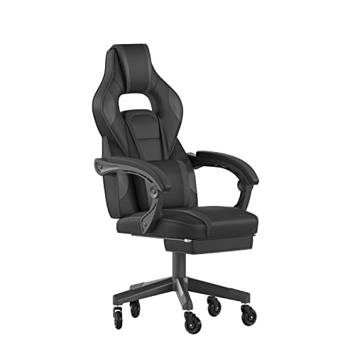 X40 Gaming Chair with Reclining Back/Arms, Roller Wheels