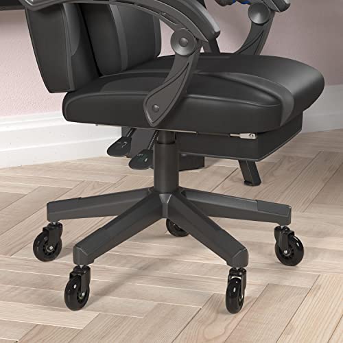X40 Gaming Chair with Reclining Back/Arms, Roller Wheels