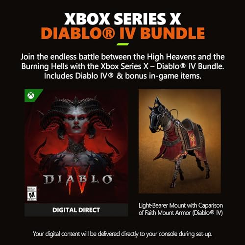 Xbox Series X - Diablo® IV Bundle - 1TB SSD - Carbon Black