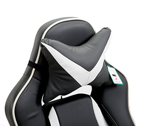 Cherry Tree Furniture Gaming Swivel Chair with Footrest