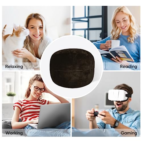SEASXOLTE 4Ft Velvet Bean Bag Chair for Gaming