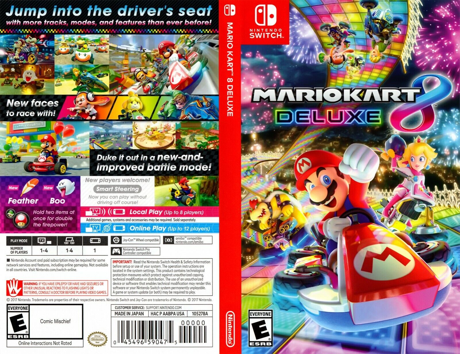 US Version Mario Kart 8 Deluxe - Gaming