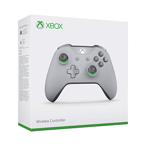 Grey/Green Xbox One Microsoft Wireless Controller