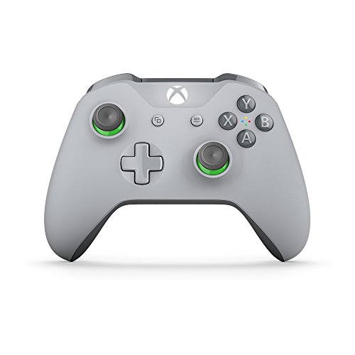 Grey/Green Xbox One Microsoft Wireless Controller