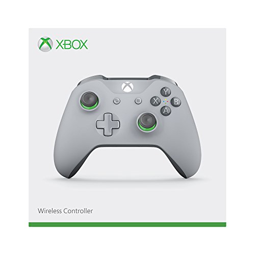 Grey/Green Xbox One Microsoft Wireless Controller