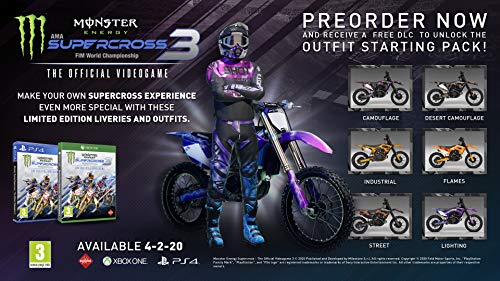 Monster Energy Supercross - The Official Videogame 3 (Xbox One)