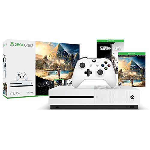 Xbox One S 1TB Console - Assassin's Creed Origins Bundle