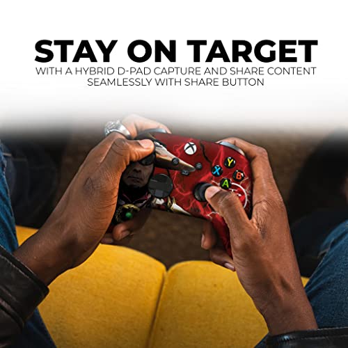 DreamController Original X-box Wireless Controller Special Edition Customized Compatible with X-box One S/X-box Series X/S & Windows 10 Made with Advanced HydroDip Print Technology(Not Just a Skin)