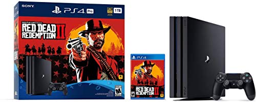 PlayStation 4 Pro 2TB Console with Red Dead Redemption 2 Bundle