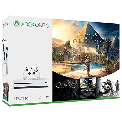 Xbox One S 1TB Console - Assassin's Creed Origins Bundle