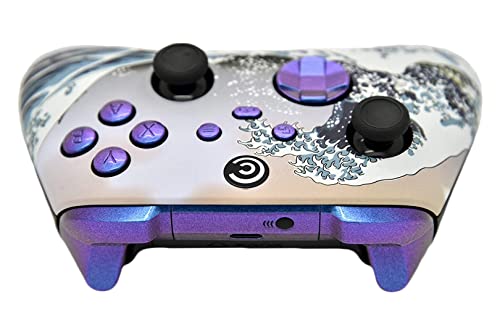 Designer Series Custom Wireless Controller for PC, Windows, Series X/S & One - Multiple Designs Available (Waves & Chameleon Inserts)