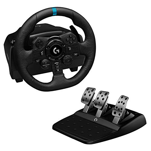 Logitech G923 Racing Wheel - PS5, PS4, PC (Renewed)