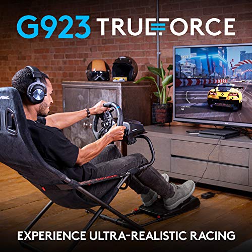 Logitech G923 Racing Wheel - PS5, PS4, PC (Renewed)