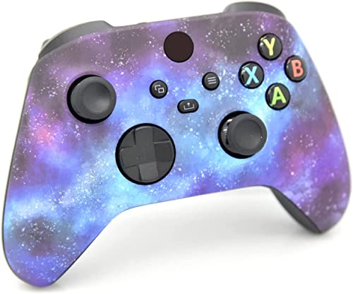 Wireless Custom Controller Compatible with PC, Windows 10+, Series X/S & One (Series X/S Blue Galaxy)
