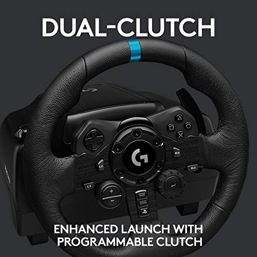 Logitech G923 Racing Wheel - PS5, PS4, PC (Renewed)