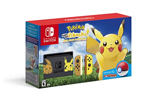 Nintendo Switch Pikachu & Eevee Edition + Pokemon: Let's Go, Pikachu!
