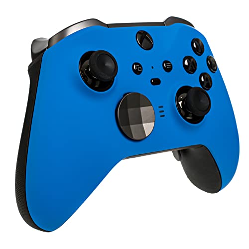 Xbox Elite Series 2 Custom Soft Touch Controller - Enhanced Grip, Cool Blue - Xbox Compatible