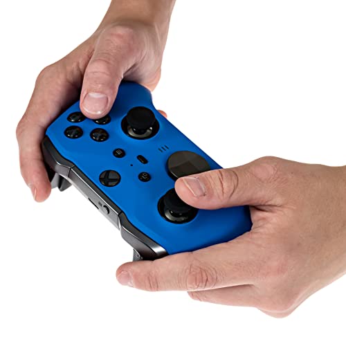 Xbox Elite Series 2 Custom Soft Touch Controller - Enhanced Grip, Cool Blue - Xbox Compatible