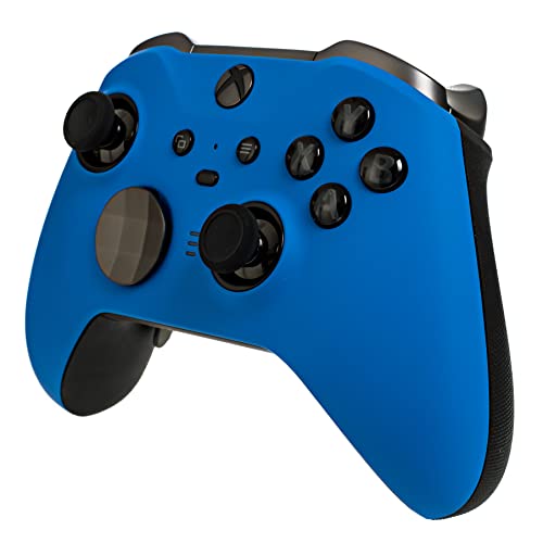 Xbox Elite Series 2 Custom Soft Touch Controller - Enhanced Grip, Cool Blue - Xbox Compatible